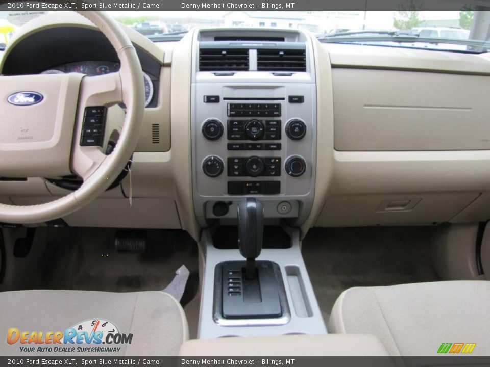 2010 Ford Escape XLT Sport Blue Metallic / Camel Photo #9