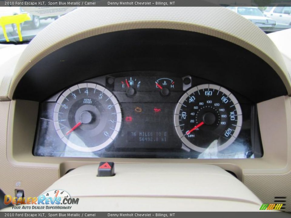 2010 Ford Escape XLT Sport Blue Metallic / Camel Photo #10
