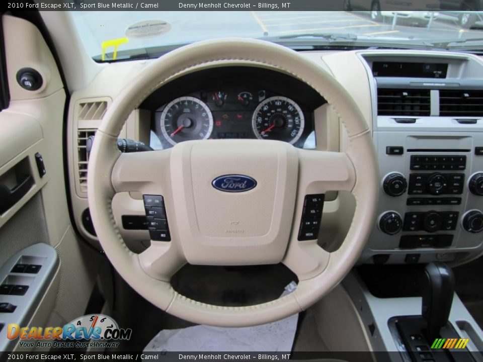 2010 Ford Escape XLT Sport Blue Metallic / Camel Photo #11