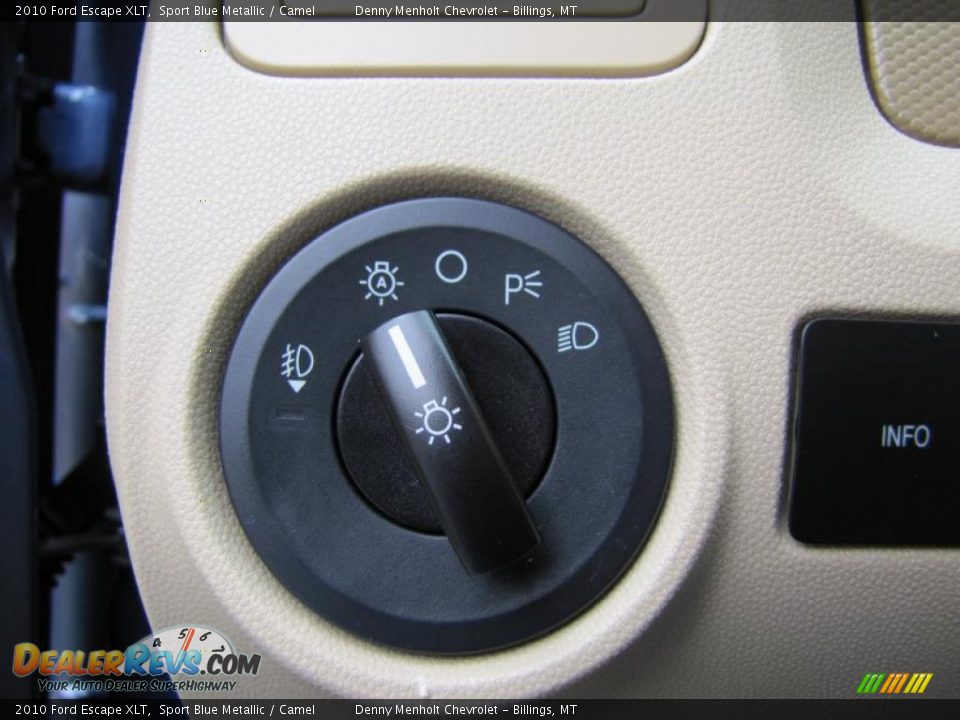 2010 Ford Escape XLT Sport Blue Metallic / Camel Photo #15