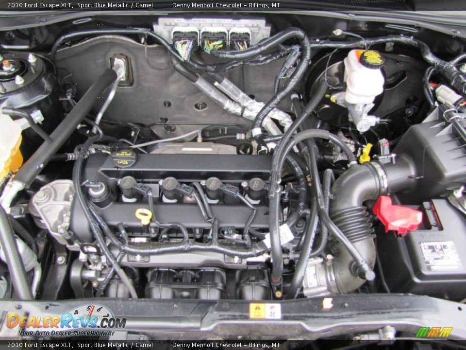 2010 Ford Escape XLT Sport Blue Metallic / Camel Photo #24