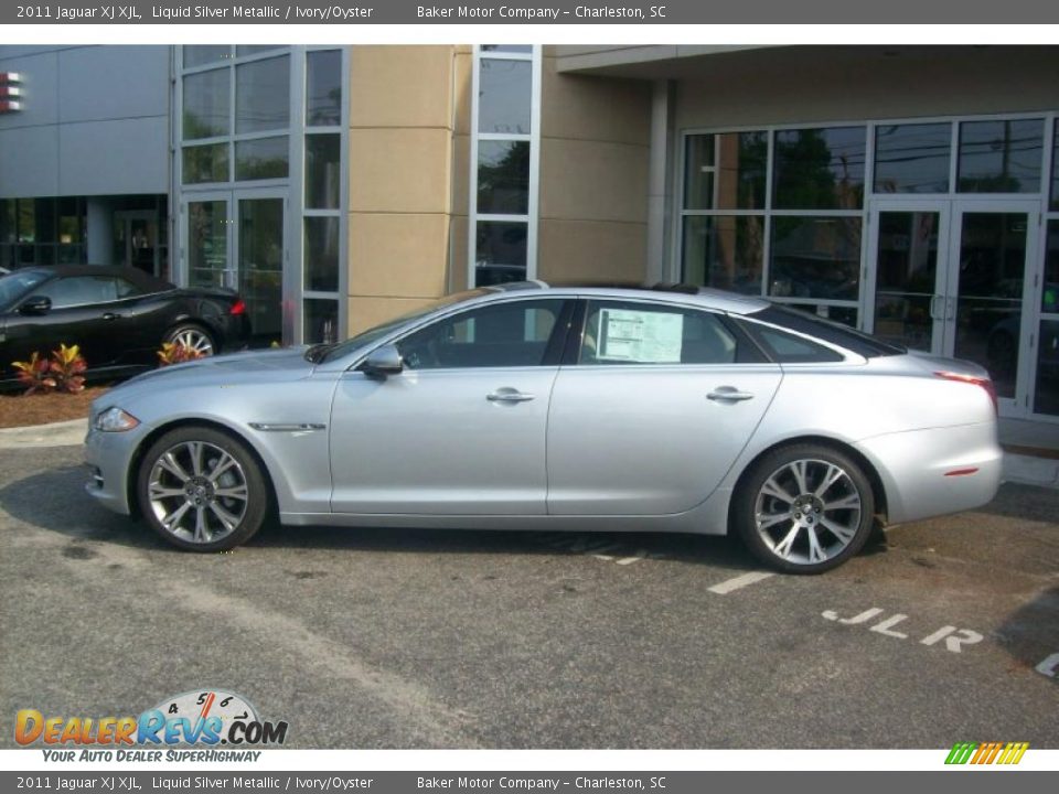 2011 Jaguar XJ XJL Liquid Silver Metallic / Ivory/Oyster Photo #1
