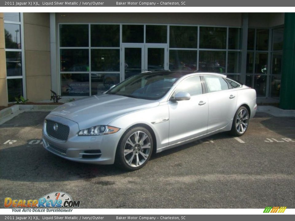 2011 Jaguar XJ XJL Liquid Silver Metallic / Ivory/Oyster Photo #2
