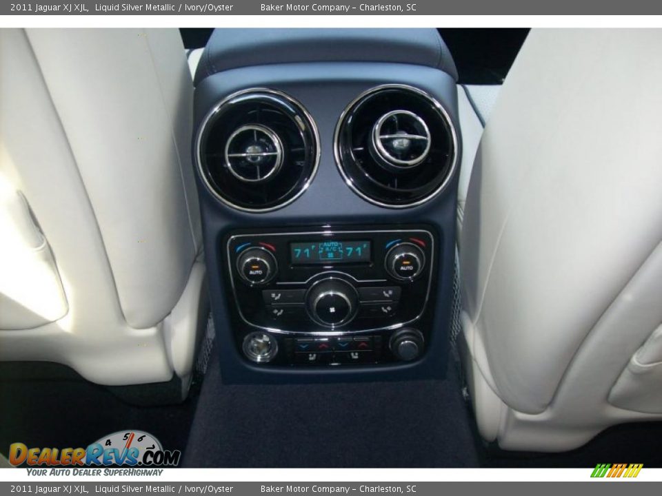 2011 Jaguar XJ XJL Liquid Silver Metallic / Ivory/Oyster Photo #13