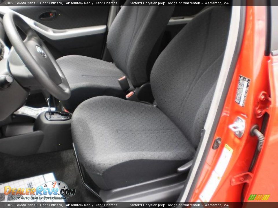 2009 Toyota Yaris 5 Door Liftback Absolutely Red / Dark Charcoal Photo #16