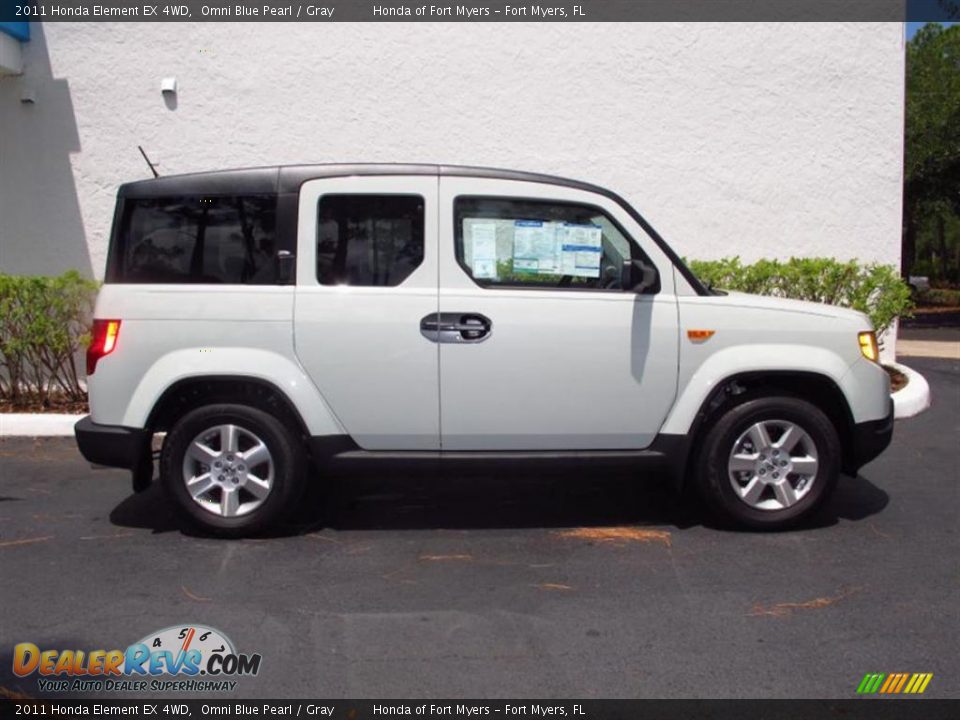 Omni Blue Pearl 2011 Honda Element EX 4WD Photo #2