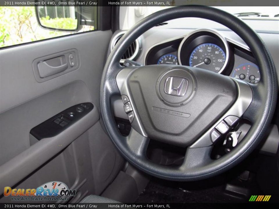 2011 Honda Element EX 4WD Steering Wheel Photo #5