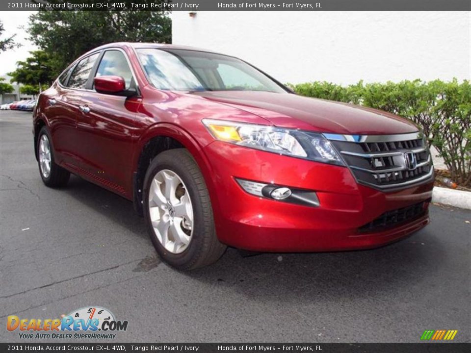 2011 Honda Accord Crosstour EX-L 4WD Tango Red Pearl / Ivory Photo #1
