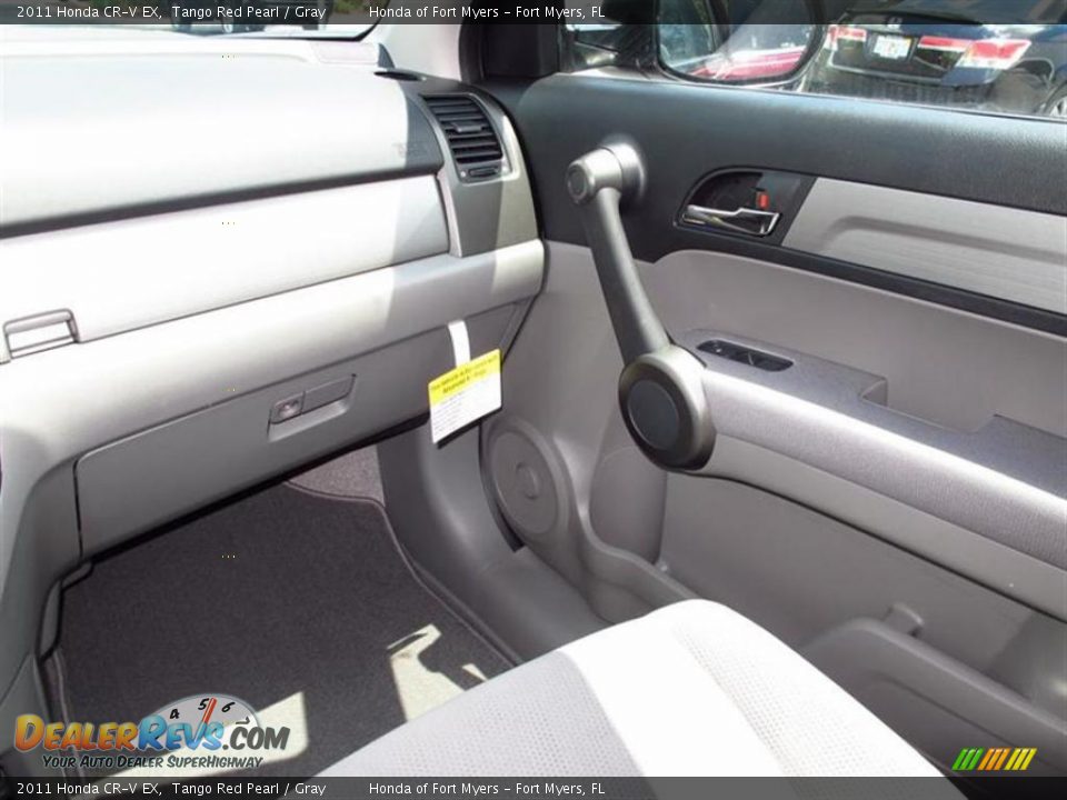 2011 Honda CR-V EX Tango Red Pearl / Gray Photo #7