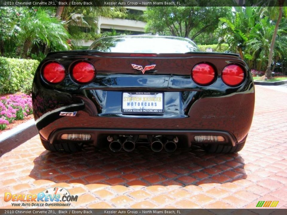 2010 Chevrolet Corvette ZR1 Black / Ebony Black Photo #8