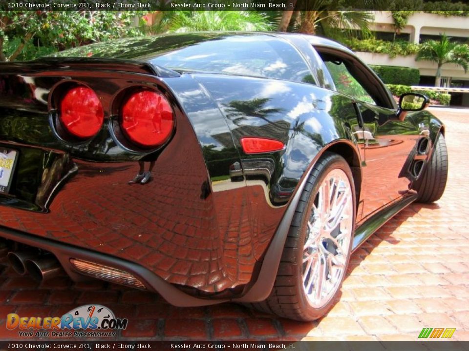 2010 Chevrolet Corvette ZR1 Black / Ebony Black Photo #12