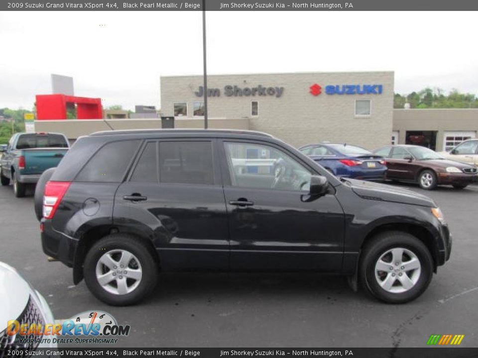 2009 Suzuki Grand Vitara XSport 4x4 Black Pearl Metallic / Beige Photo #2