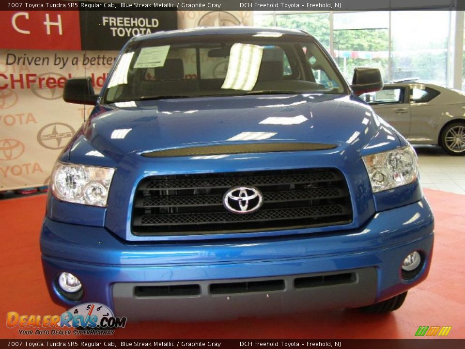 2007 Toyota Tundra SR5 Regular Cab Blue Streak Metallic / Graphite Gray Photo #2