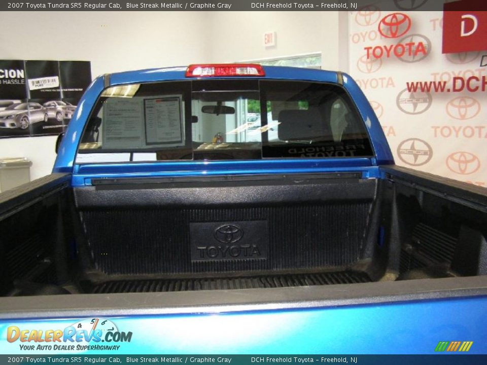 2007 Toyota Tundra SR5 Regular Cab Blue Streak Metallic / Graphite Gray Photo #8