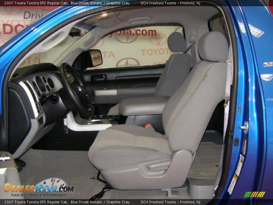 Graphite Gray Interior - 2007 Toyota Tundra SR5 Regular Cab Photo #11