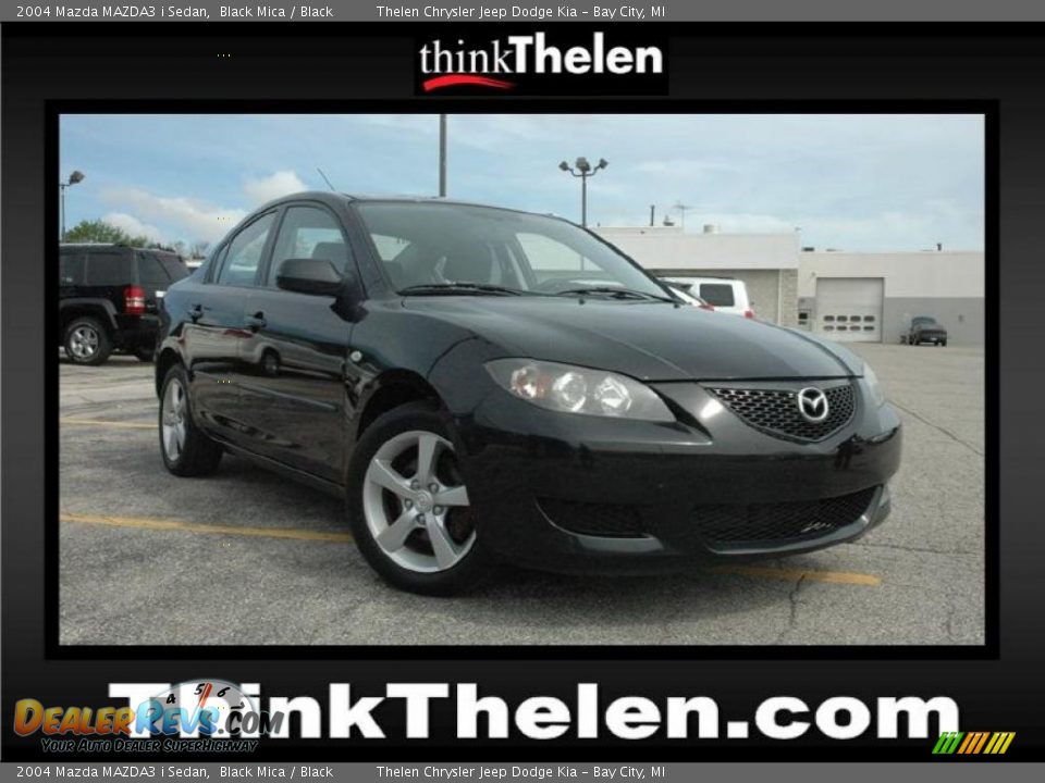 2004 Mazda MAZDA3 i Sedan Black Mica / Black Photo #1