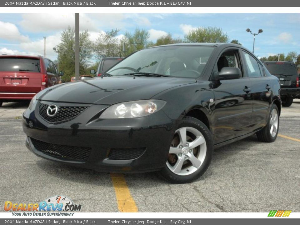 2004 Mazda MAZDA3 i Sedan Black Mica / Black Photo #3