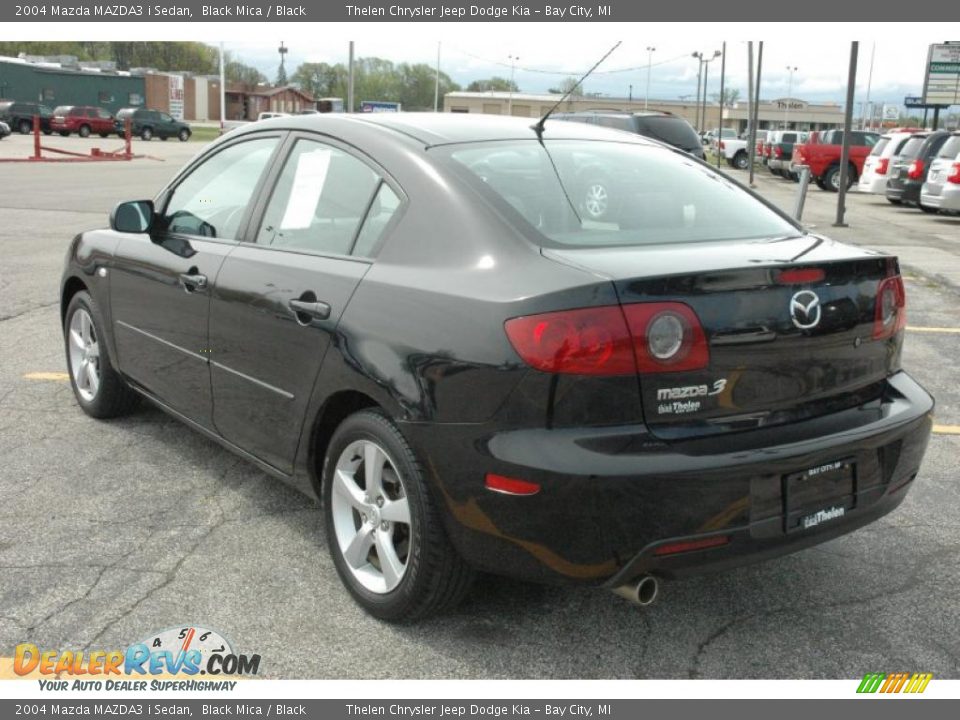 2004 Mazda MAZDA3 i Sedan Black Mica / Black Photo #4