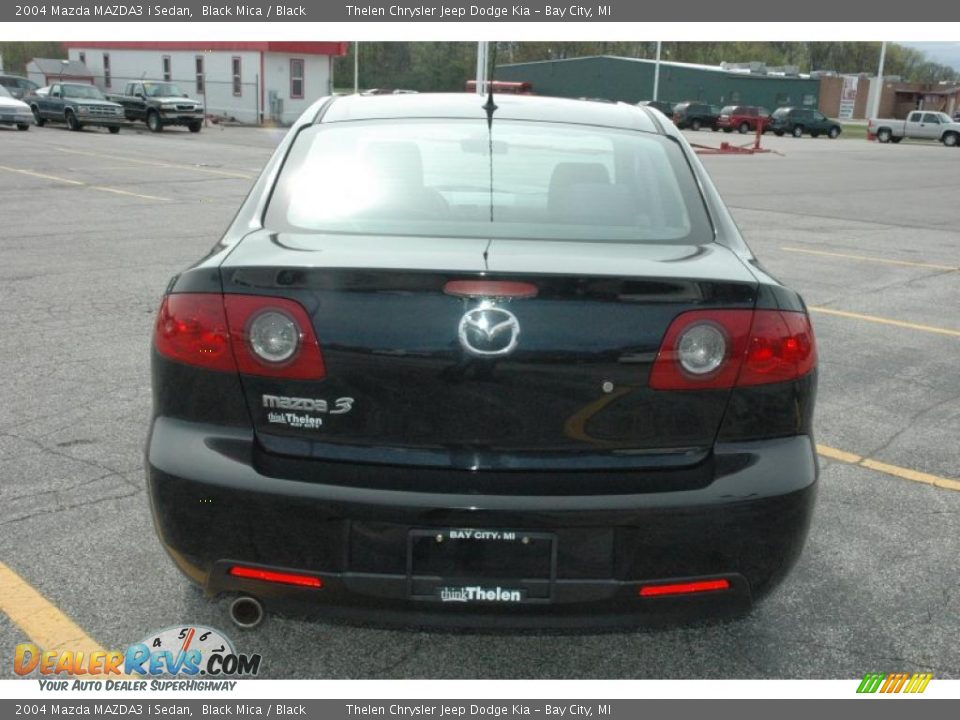 2004 Mazda MAZDA3 i Sedan Black Mica / Black Photo #5