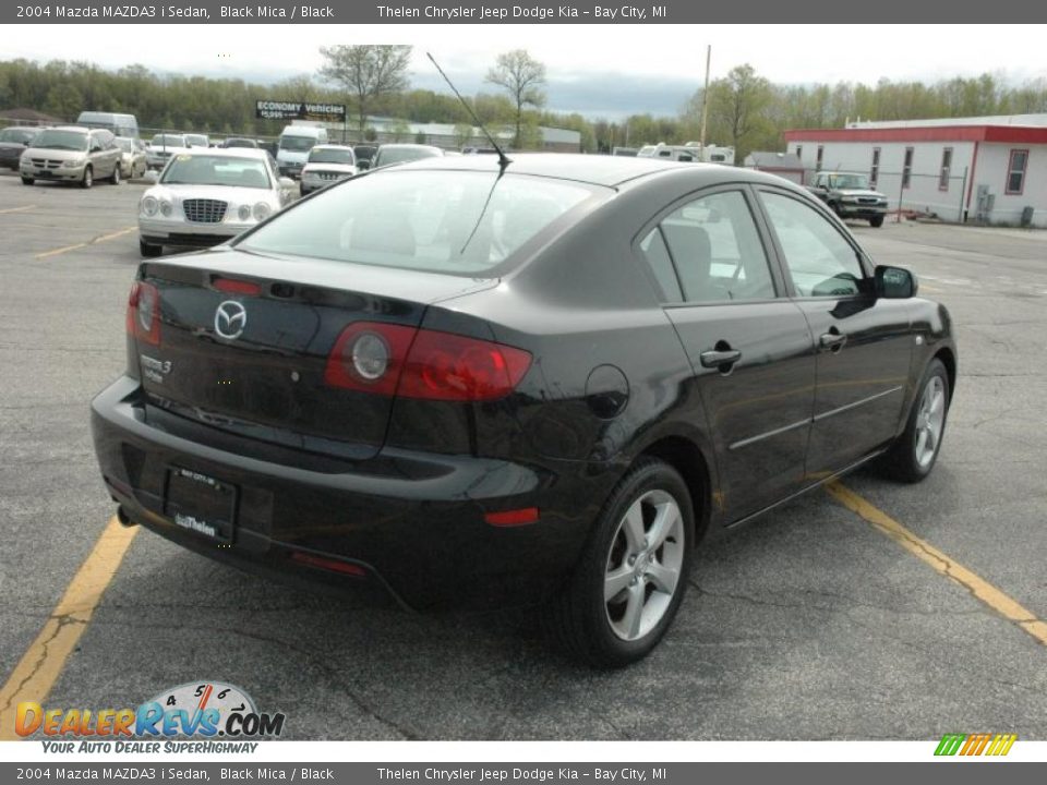 2004 Mazda MAZDA3 i Sedan Black Mica / Black Photo #6