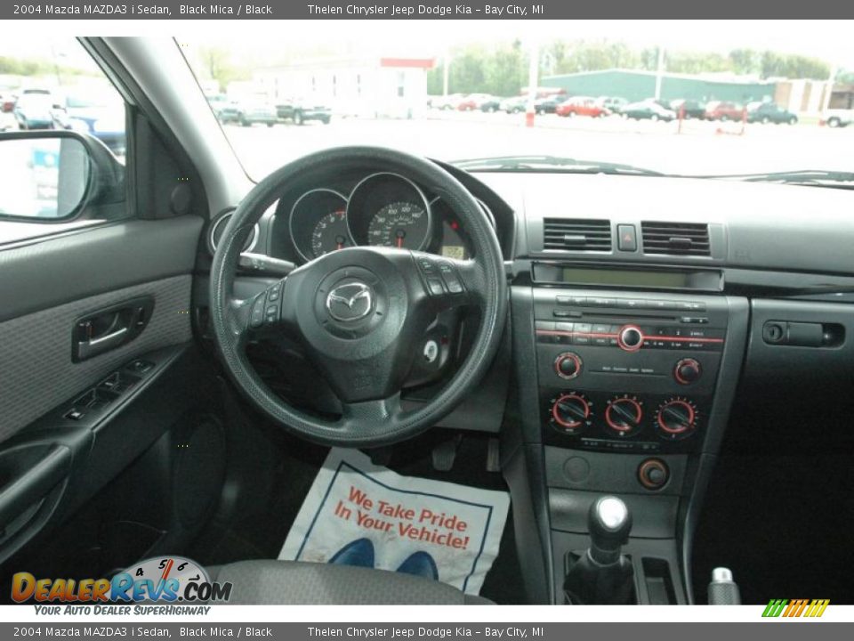 2004 Mazda MAZDA3 i Sedan Black Mica / Black Photo #8