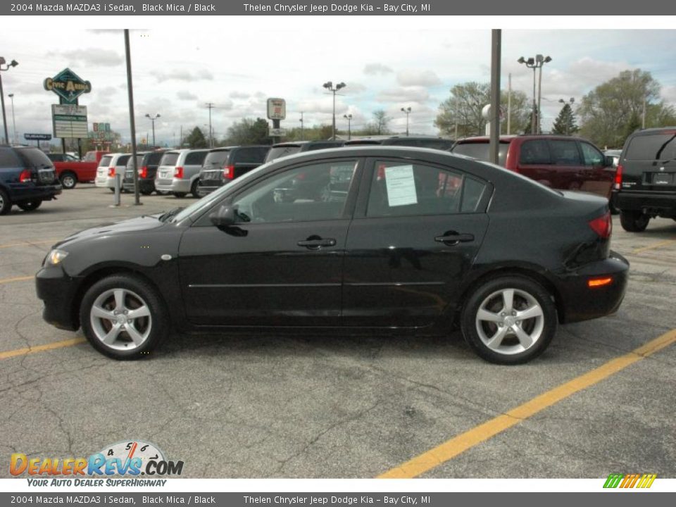 2004 Mazda MAZDA3 i Sedan Black Mica / Black Photo #12