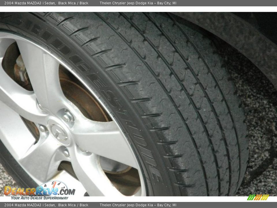 2004 Mazda MAZDA3 i Sedan Black Mica / Black Photo #14