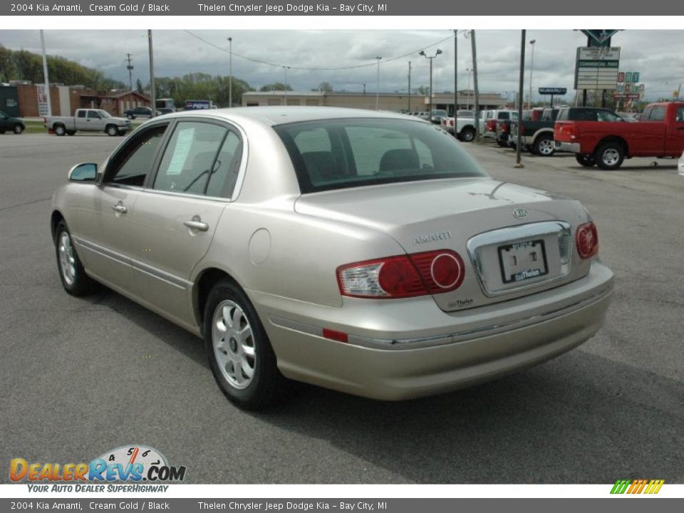 2004 Kia Amanti Cream Gold / Black Photo #4
