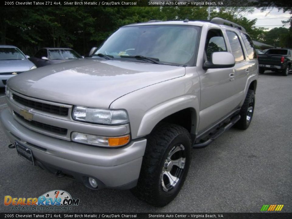 2005 Chevrolet Tahoe Z71 4x4 Silver Birch Metallic / Gray/Dark Charcoal Photo #1