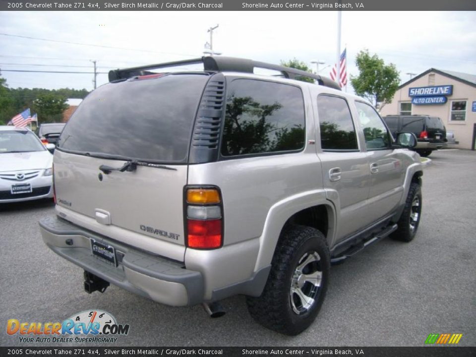 2005 Chevrolet Tahoe Z71 4x4 Silver Birch Metallic / Gray/Dark Charcoal Photo #5