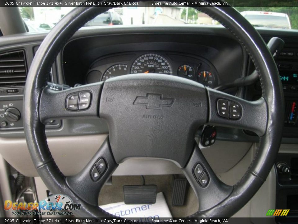 2005 Chevrolet Tahoe Z71 4x4 Silver Birch Metallic / Gray/Dark Charcoal Photo #22