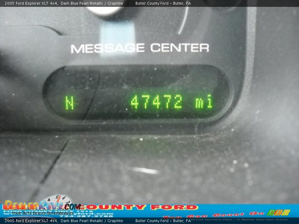 2005 Ford Explorer XLT 4x4 Dark Blue Pearl Metallic / Graphite Photo #25