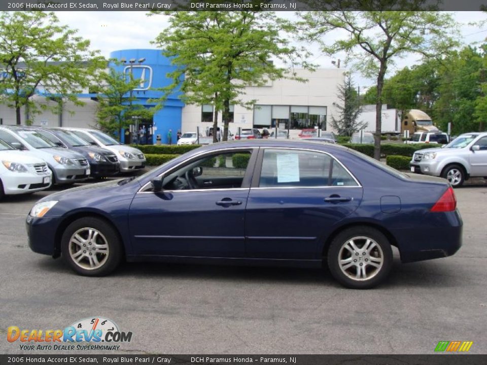 2006 Honda Accord EX Sedan Royal Blue Pearl / Gray Photo #1