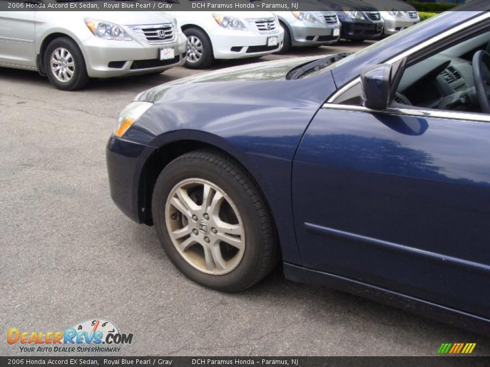 2006 Honda Accord EX Sedan Royal Blue Pearl / Gray Photo #2