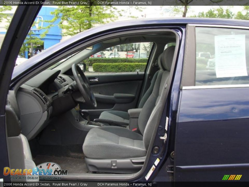 2006 Honda Accord EX Sedan Royal Blue Pearl / Gray Photo #12