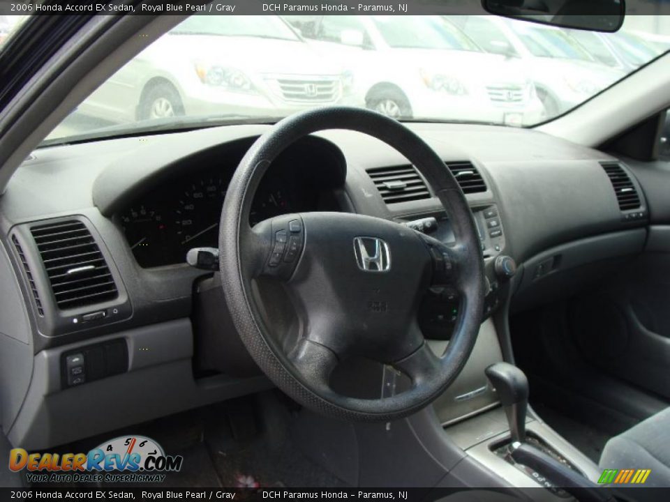 2006 Honda Accord EX Sedan Royal Blue Pearl / Gray Photo #20