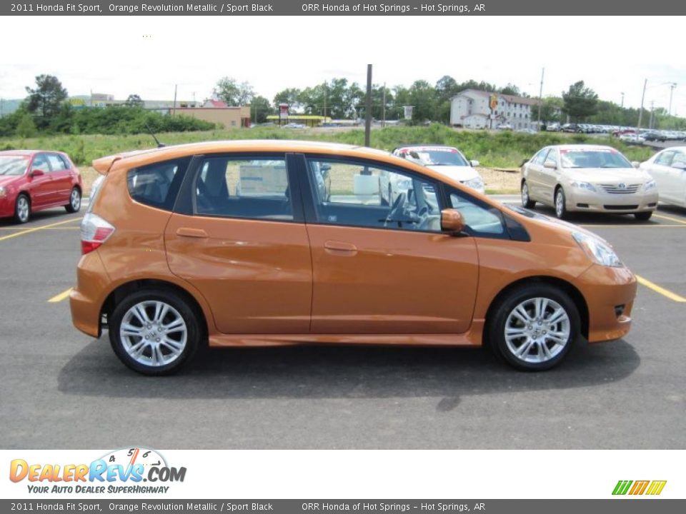 Orange honda fit 2011 #2