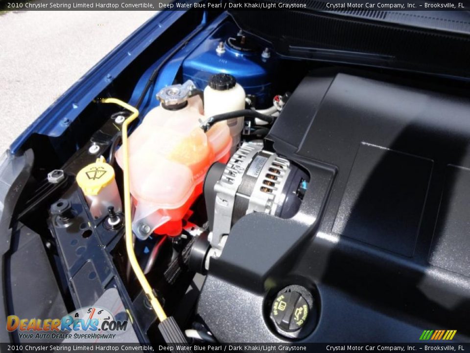 2010 Chrysler Sebring Limited Hardtop Convertible 3.5 Liter SOHC 24-Valve V6 Engine Photo #20