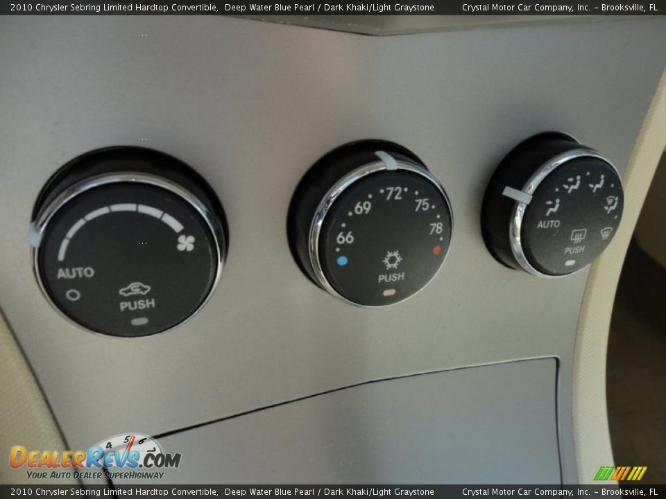 Controls of 2010 Chrysler Sebring Limited Hardtop Convertible Photo #27