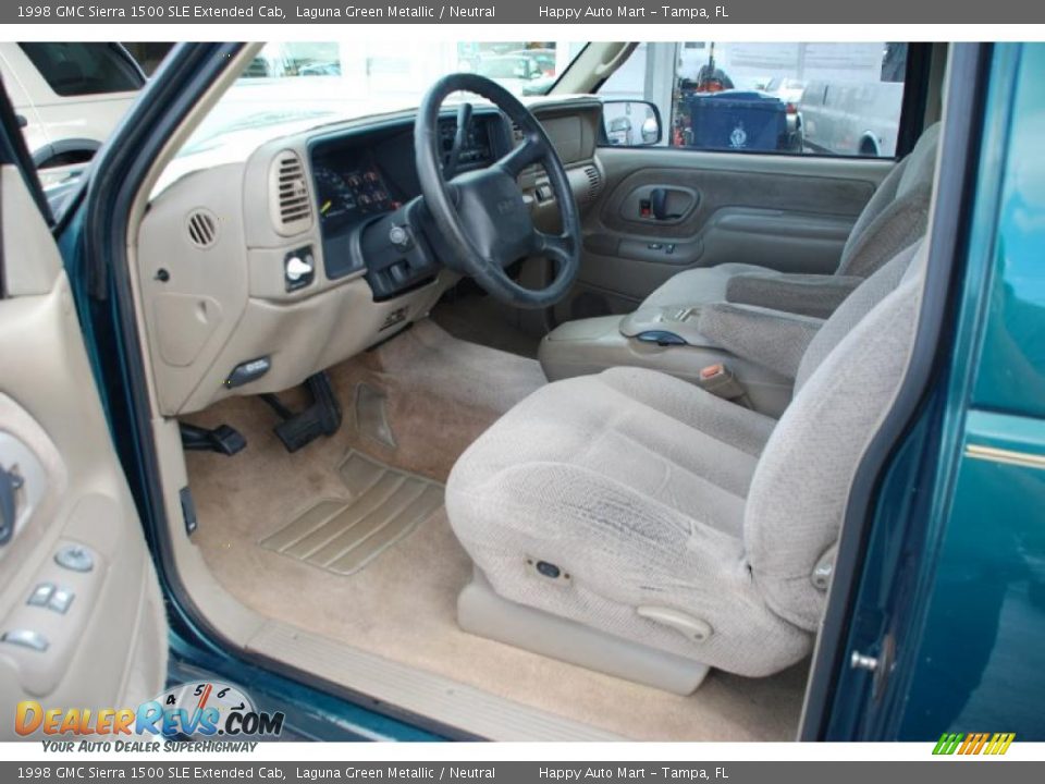 Neutral Interior - 1998 GMC Sierra 1500 SLE Extended Cab Photo #14
