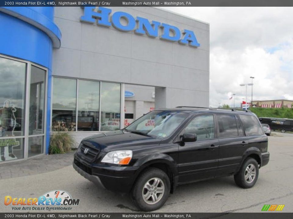 Nighthawk Black Pearl 2003 Honda Pilot EX-L 4WD Photo #1