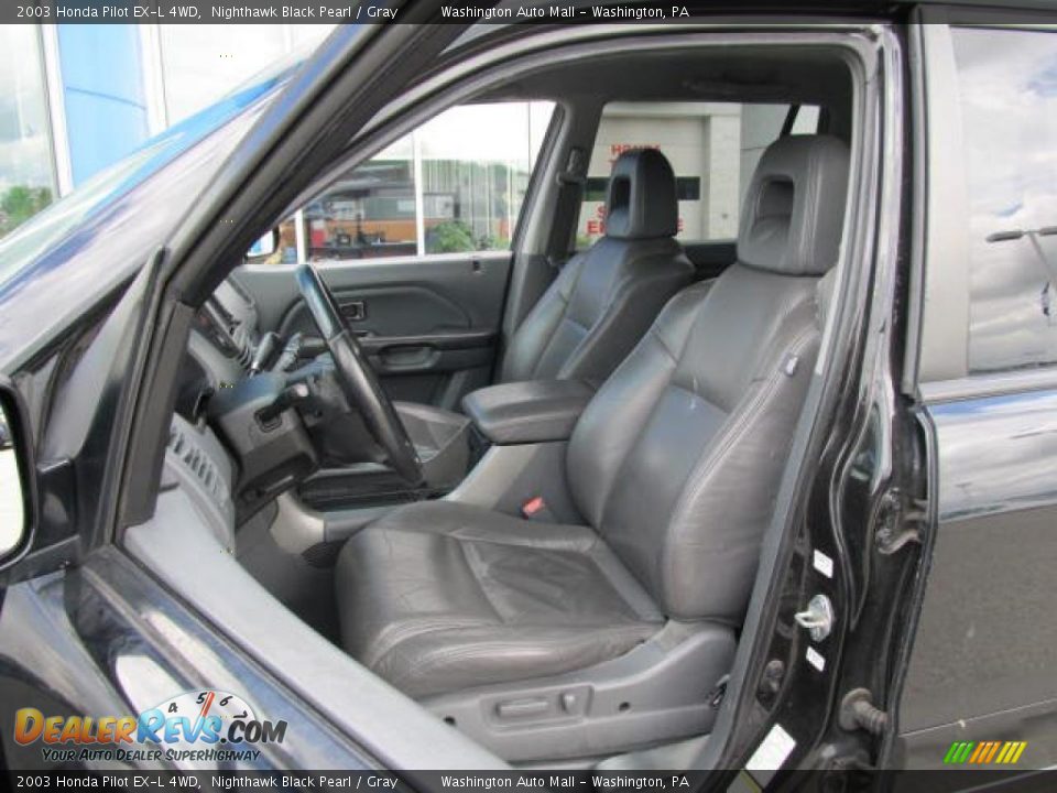 Gray Interior - 2003 Honda Pilot EX-L 4WD Photo #13