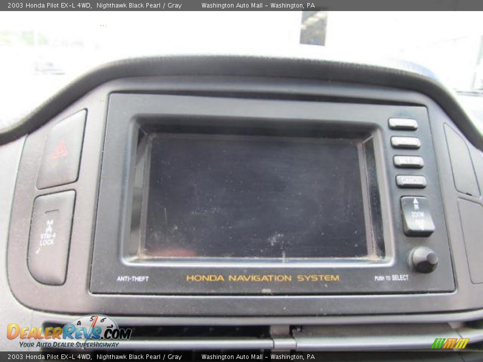 2003 Honda Pilot EX-L 4WD Nighthawk Black Pearl / Gray Photo #15