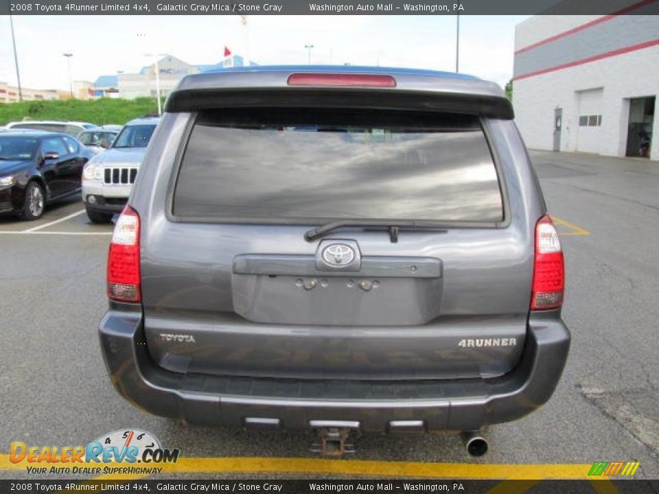 2008 Toyota 4Runner Limited 4x4 Galactic Gray Mica / Stone Gray Photo #4