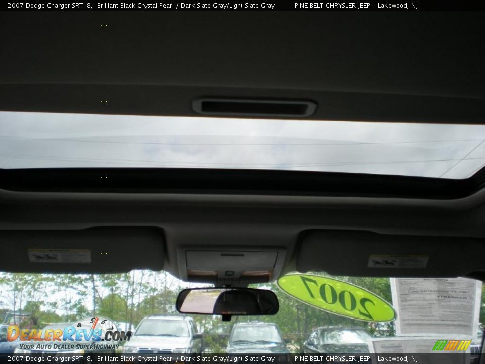 2007 Dodge Charger SRT-8 Brilliant Black Crystal Pearl / Dark Slate Gray/Light Slate Gray Photo #11