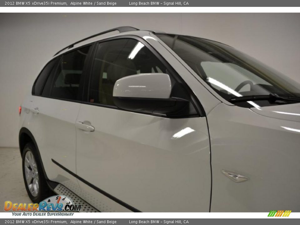 2012 BMW X5 xDrive35i Premium Alpine White / Sand Beige Photo #4
