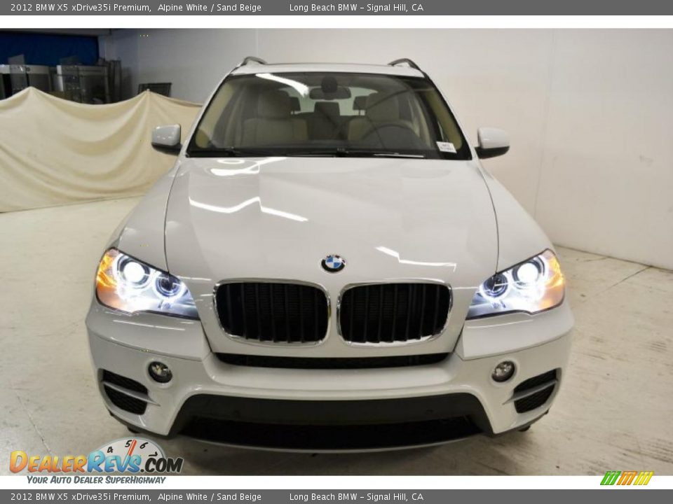 2012 BMW X5 xDrive35i Premium Alpine White / Sand Beige Photo #5