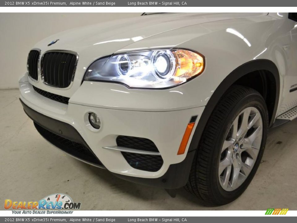 2012 BMW X5 xDrive35i Premium Alpine White / Sand Beige Photo #12