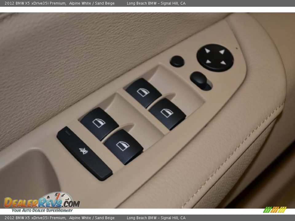 2012 BMW X5 xDrive35i Premium Alpine White / Sand Beige Photo #19