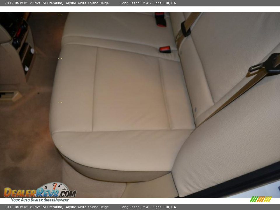 2012 BMW X5 xDrive35i Premium Alpine White / Sand Beige Photo #23